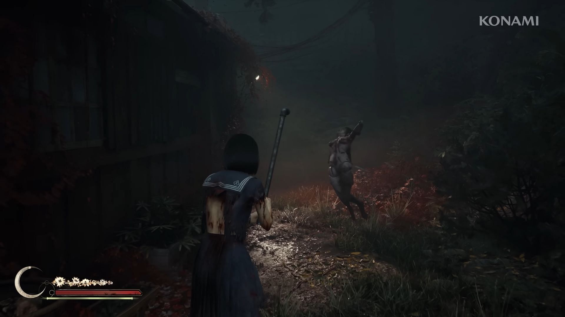 Gameplay still from Silent Hill F (Image via Konami)